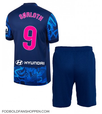 Atletico Madrid Alexander Sorloth #9 Tredjetrøje Børn 2024-25 Kortærmet (+ Korte bukser)